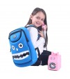 Nohoo WoW School Bag-Monster Blue